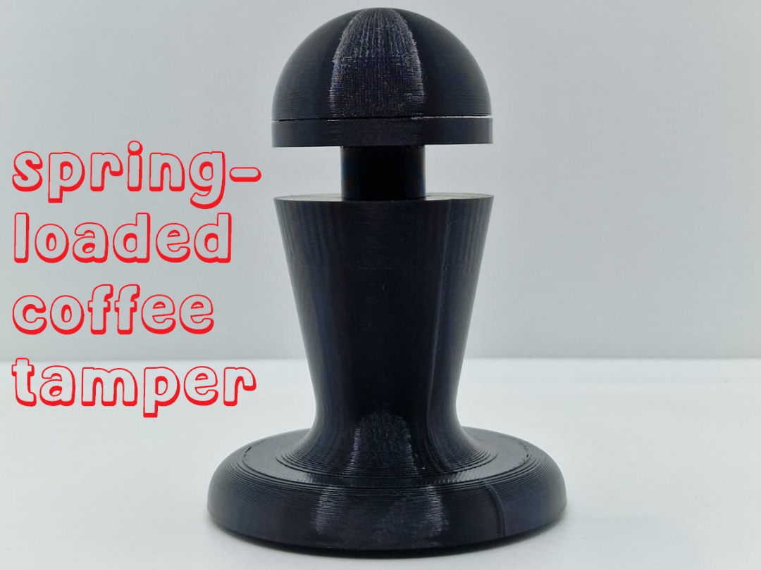 Spring-loaded Coffee Tamper