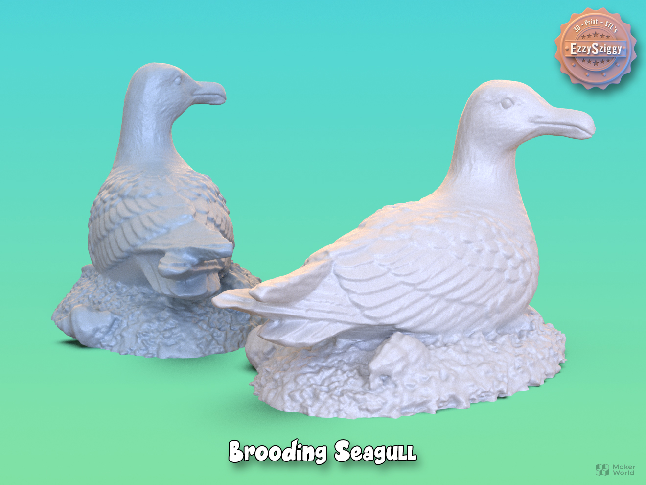Brooding Seagull