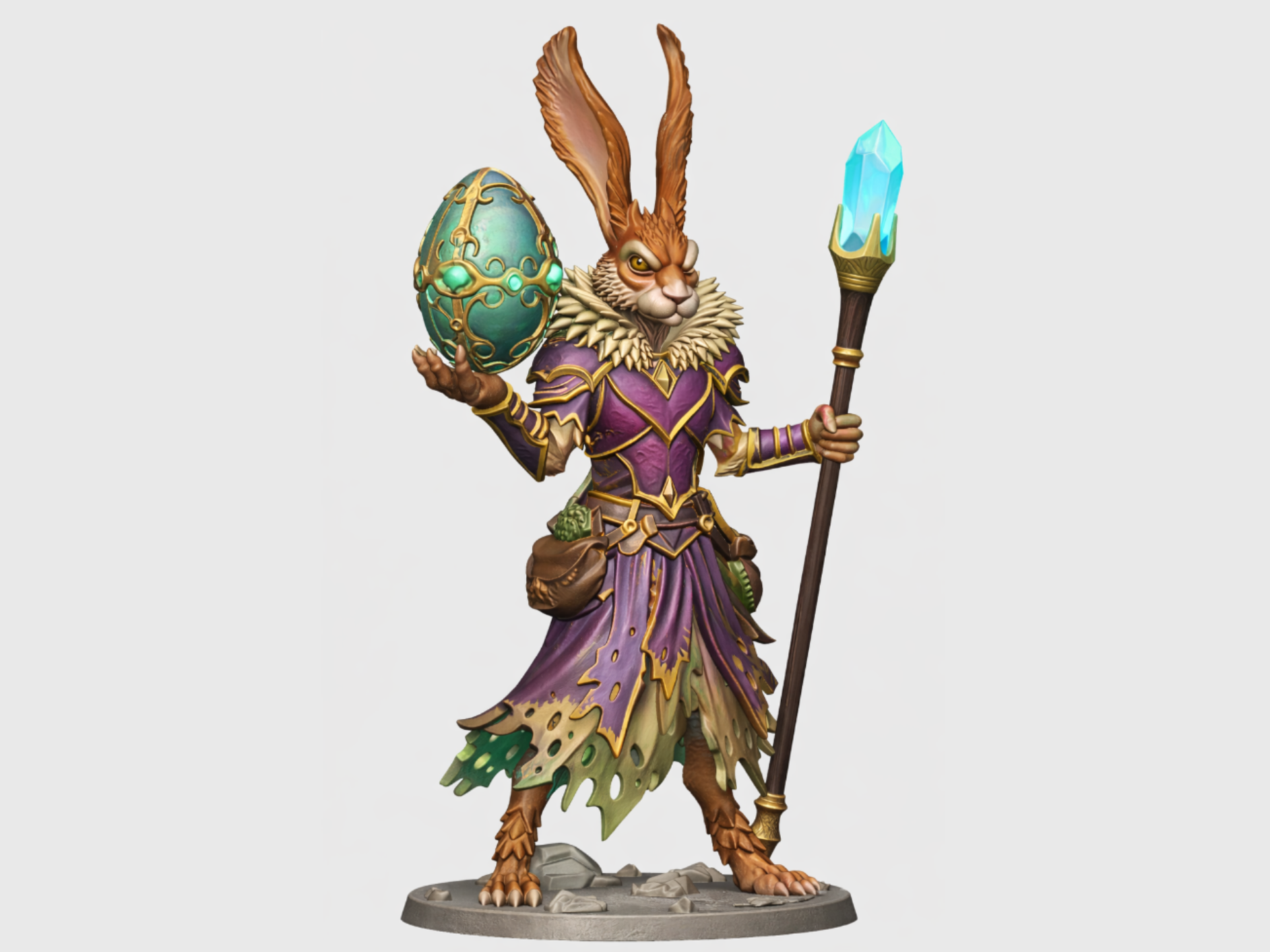 Leporidion Easter Bunny D&D Miniature (50mm)