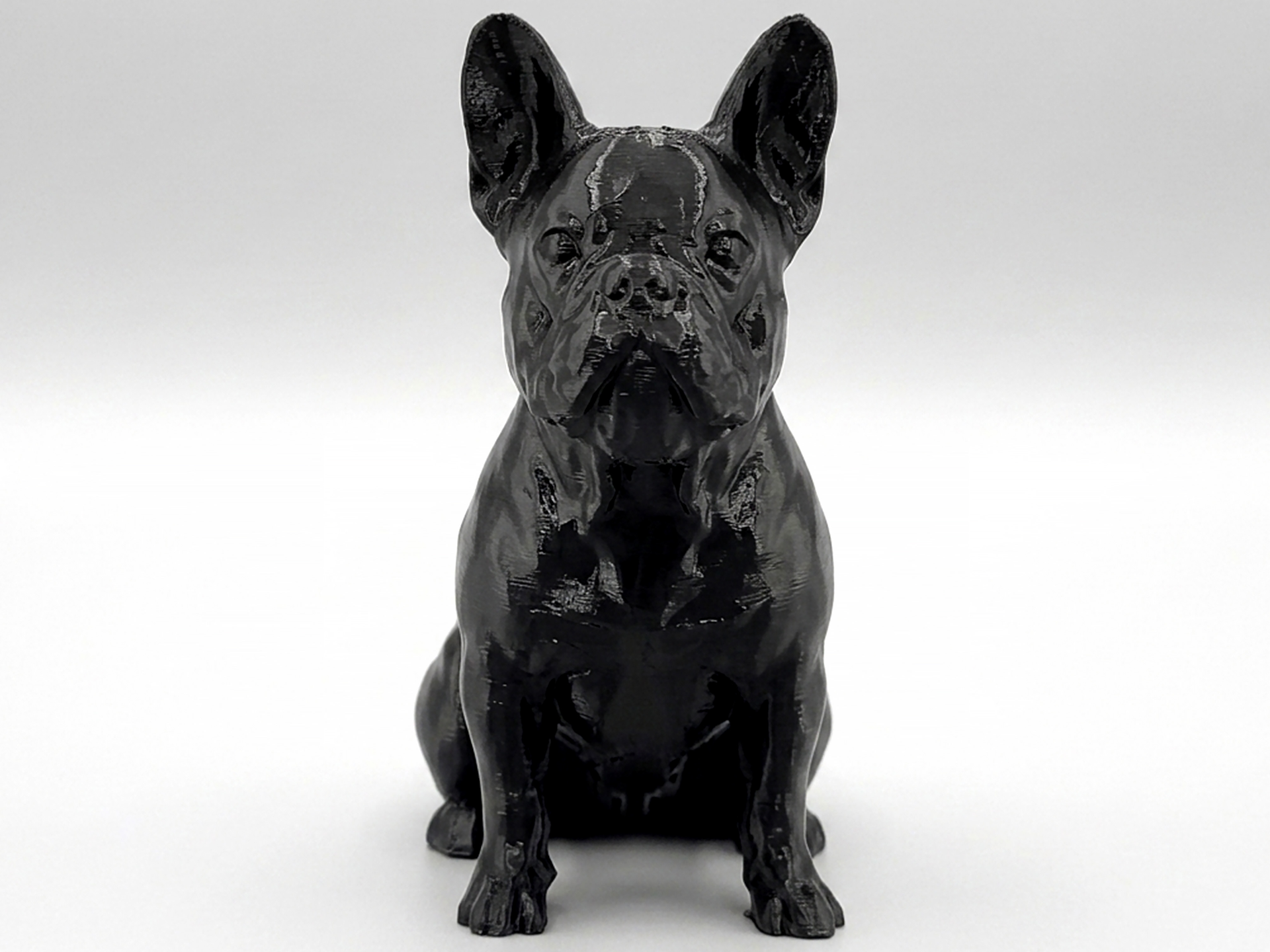 Modern french buldog sculpture