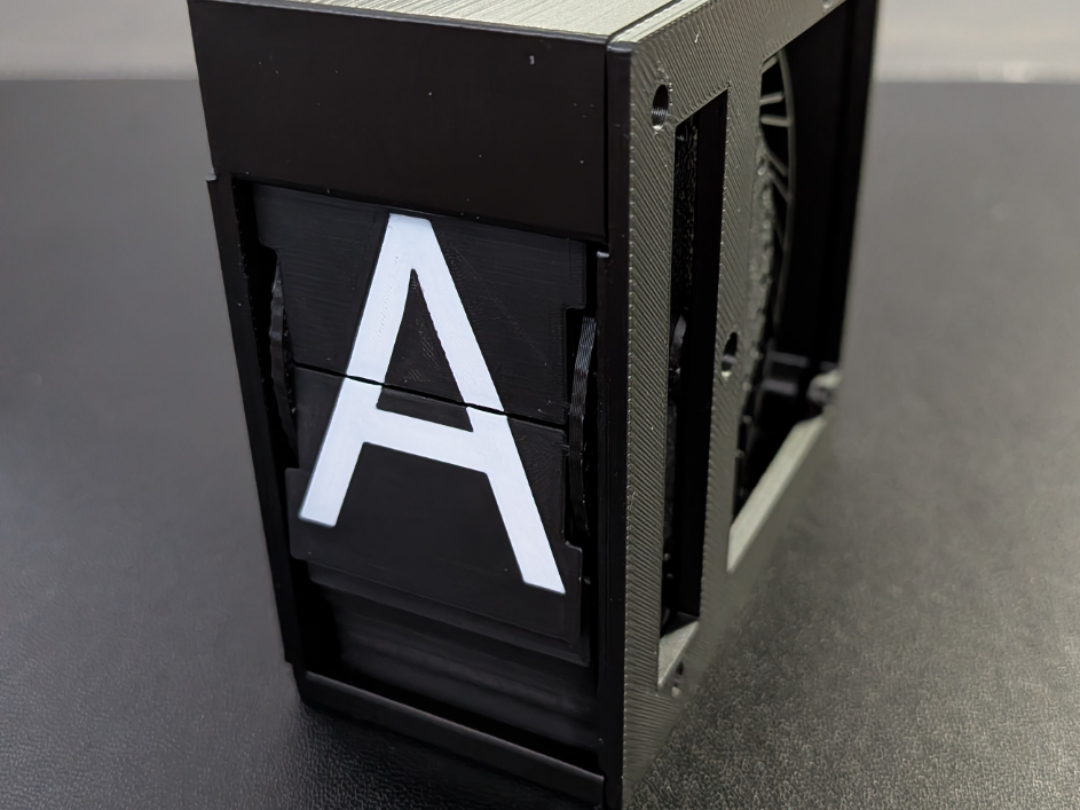 Split Flap Display - Square Enclosure