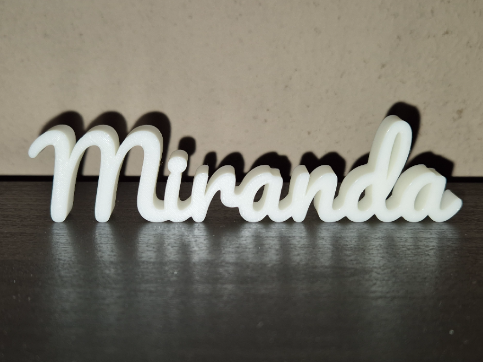 Miranda Name Sign Display Decor