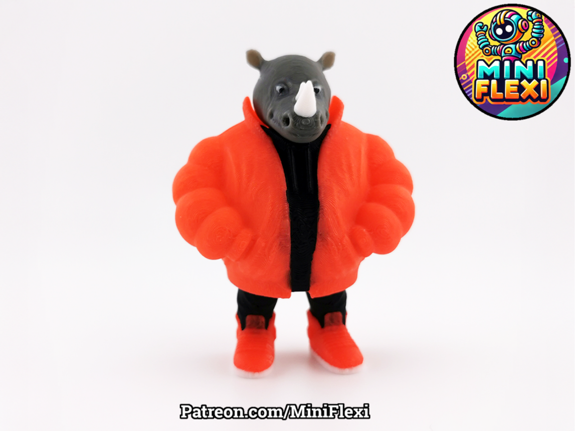 Mini Flexi Rhino - No Support Articulated