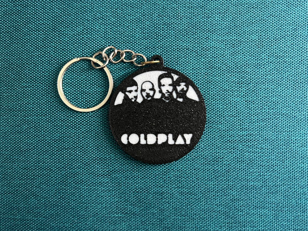 Coldplay Keychain