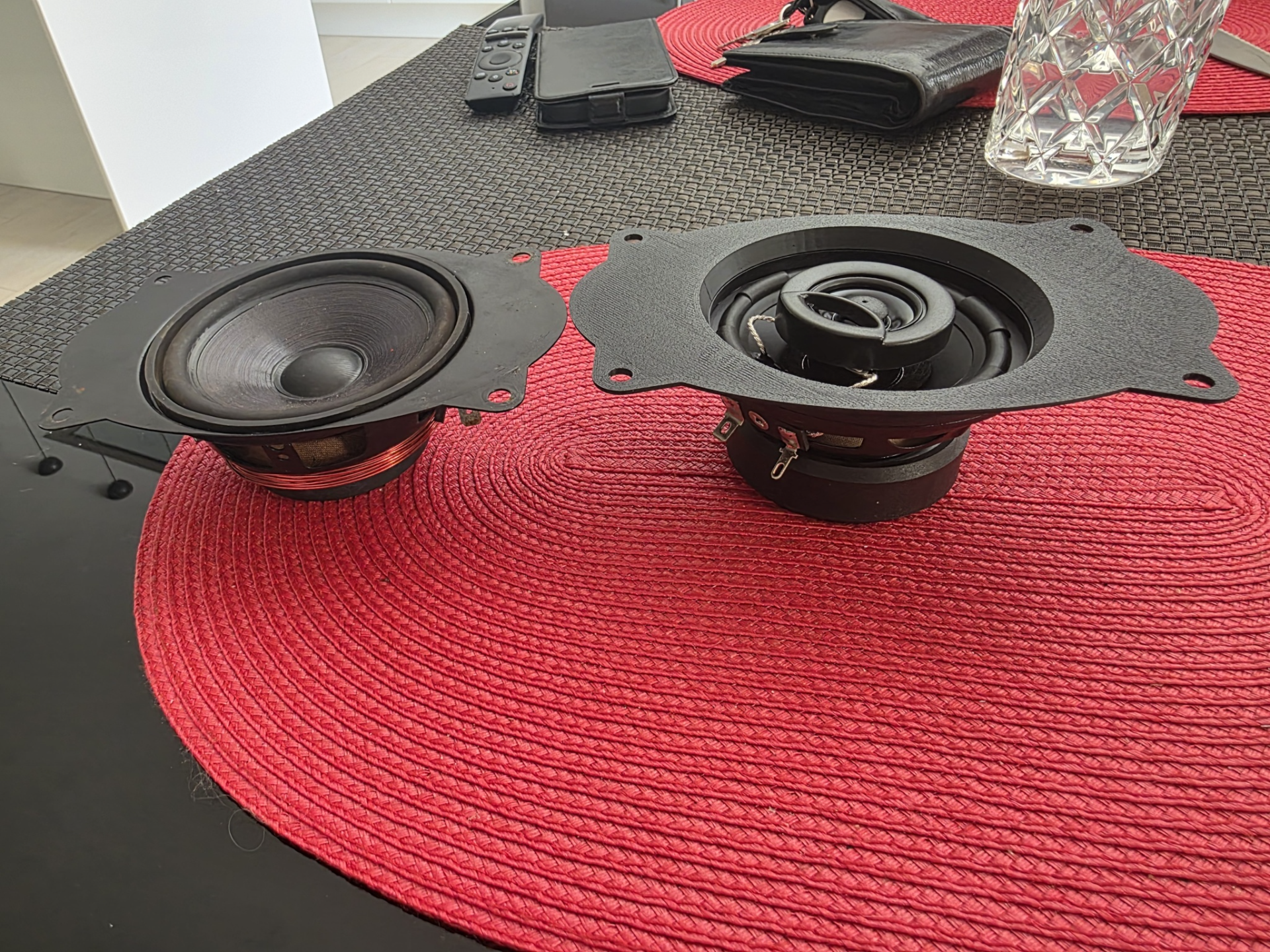 BMW E24 front speaker adapter