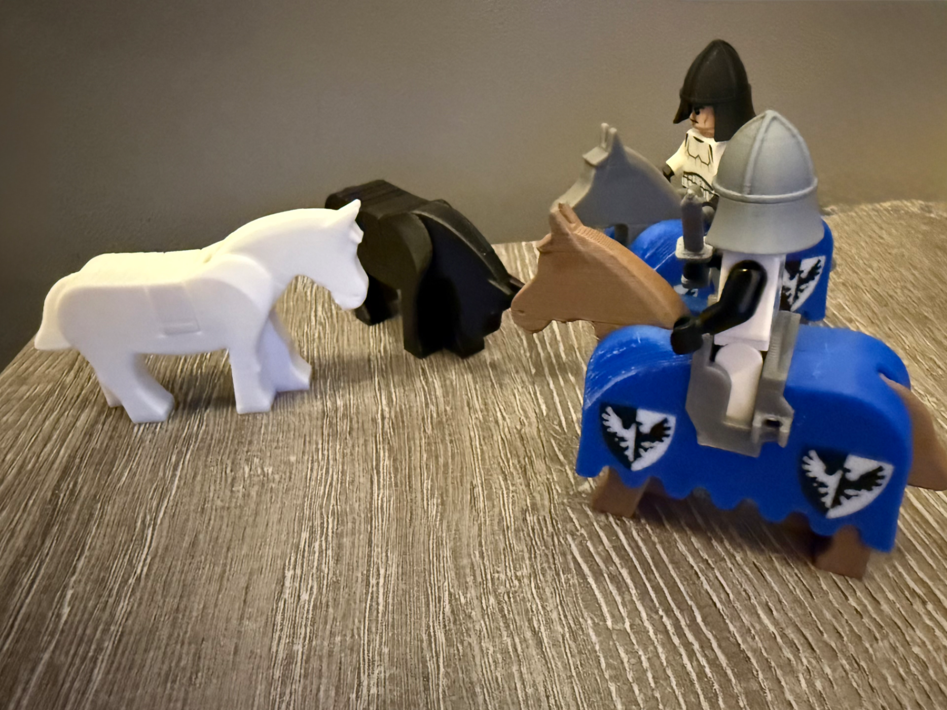 Brick Horse with Moveable Head