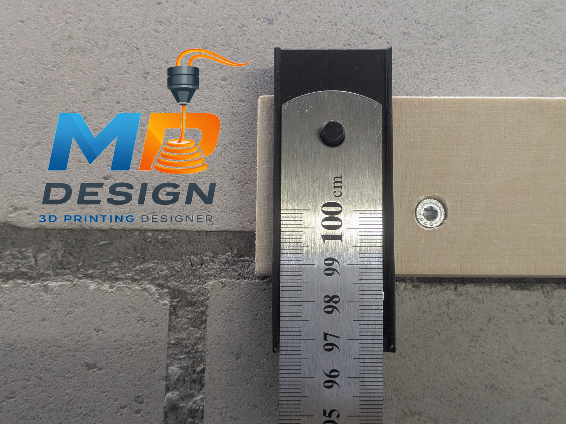 French Cleat Steel Ruler Holder