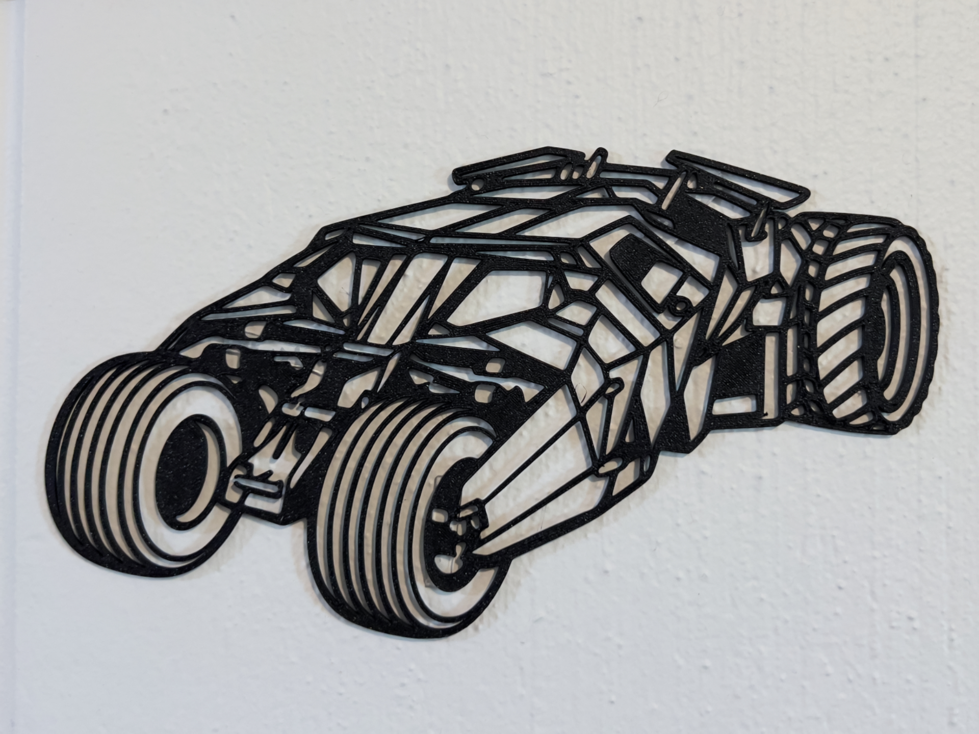 2D Wall Art of batmobile tumbler batman (LARGE)