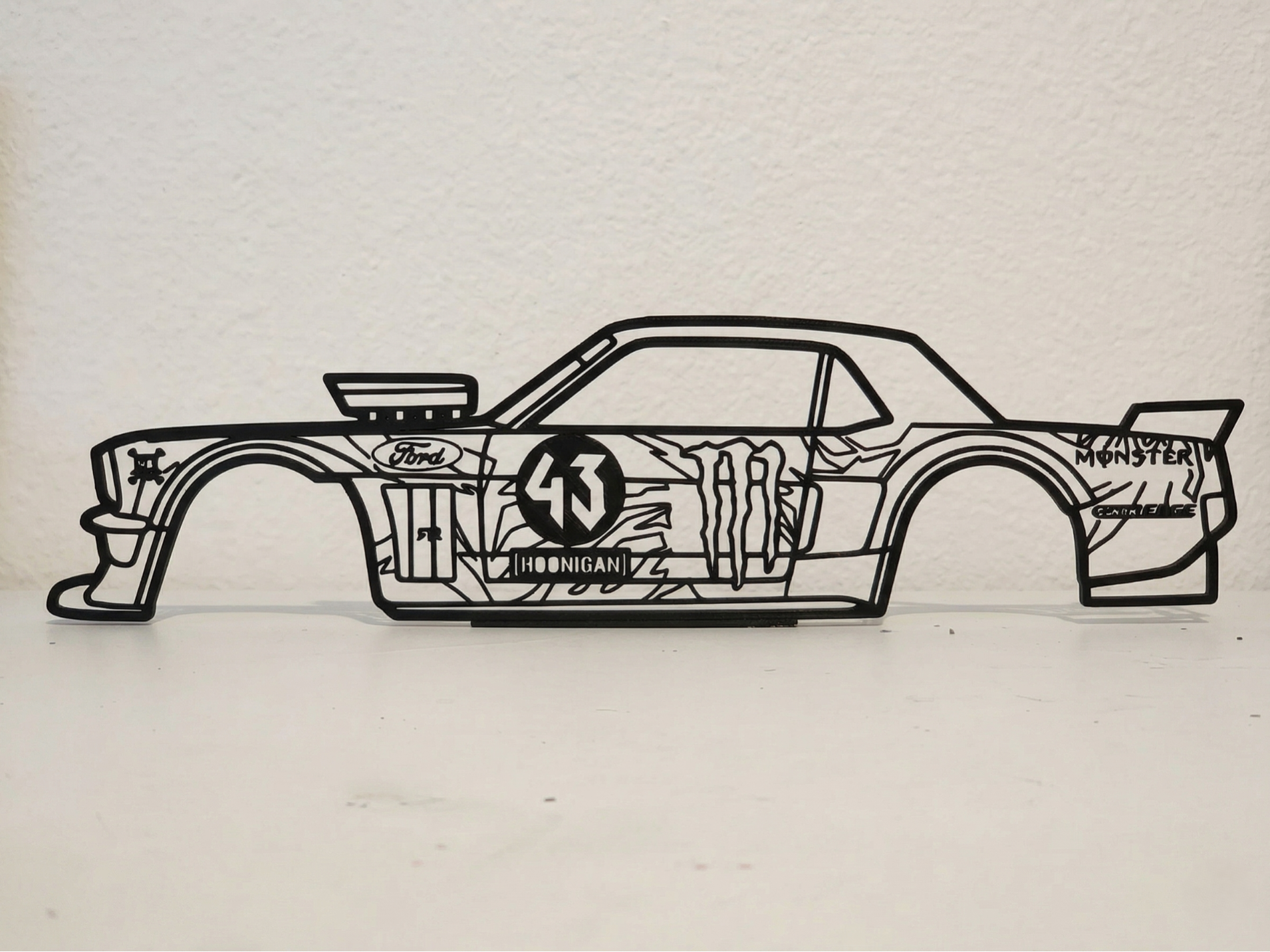 Hoonicorn V1 Ford Mustang Ken Block Wall Art