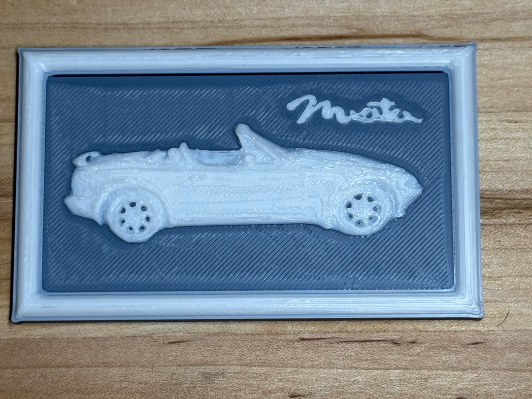 Miata Relief Sculpture