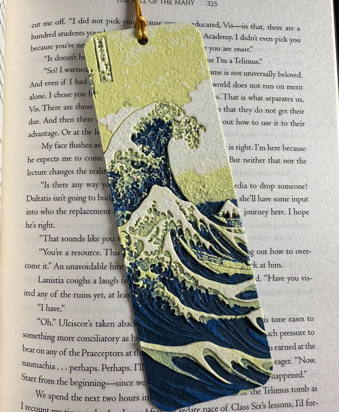 The Great Wave off Kanagawa Bookmark - HueForge