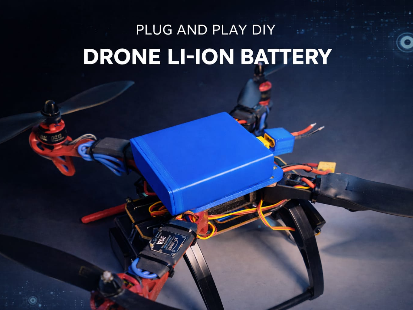 18650 quick release drone lithium battery
