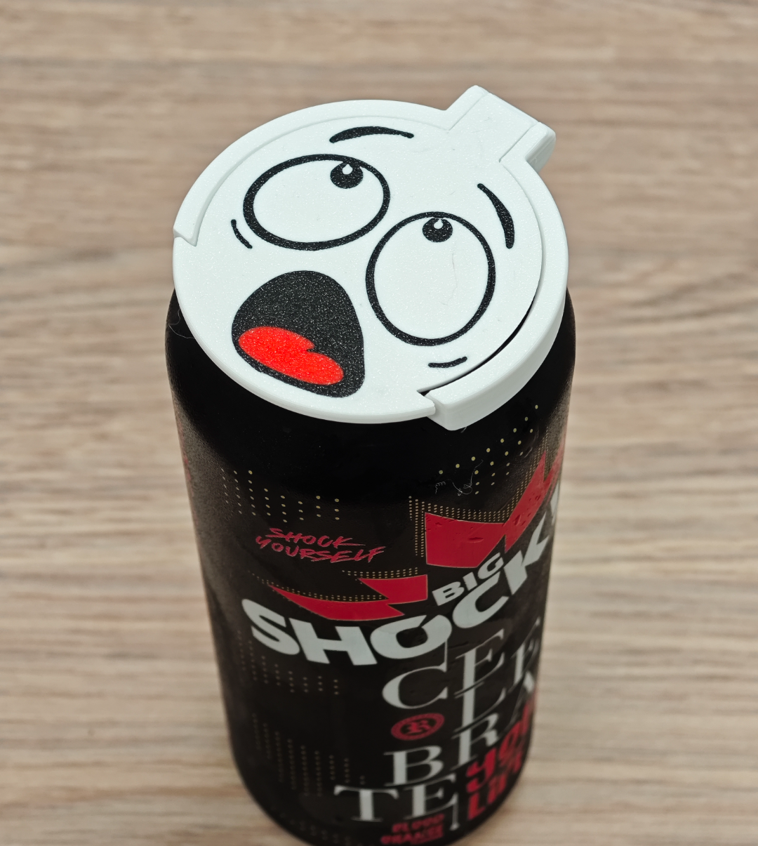 Halloween ghost Can Lid  printed in one piece