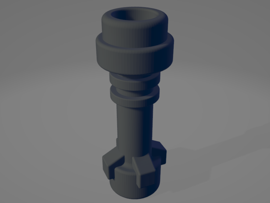Churro Lightsaber Hilt - Building Block Version