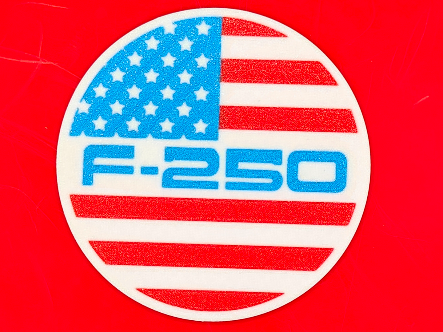 Ford F-250  Patriotic R/W/B Coasters