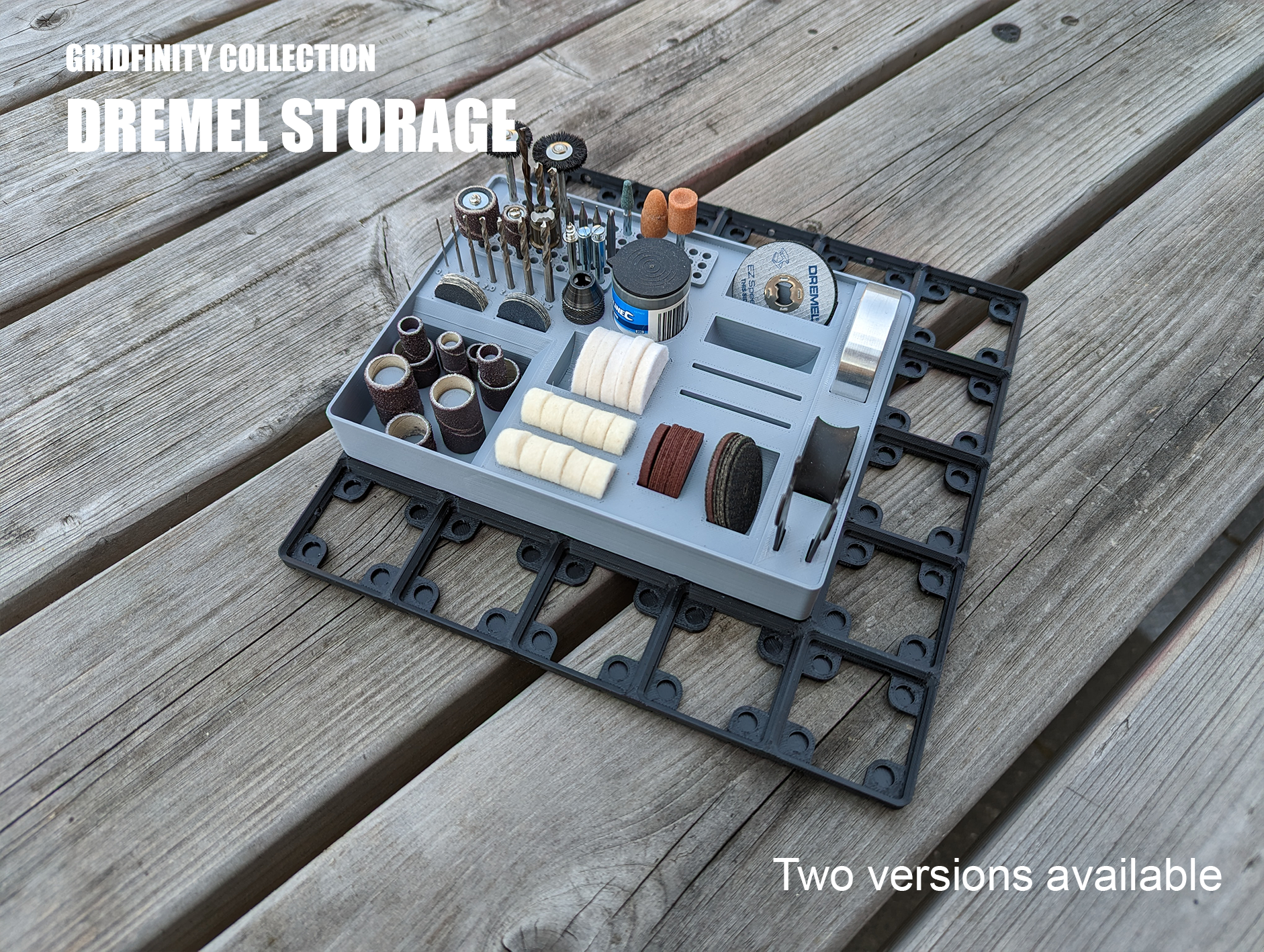 Gridfinity Collection - Dremel Bit Storage