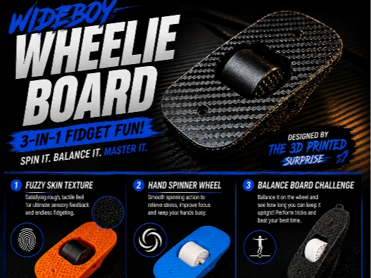 Wideboy Wheelie Board