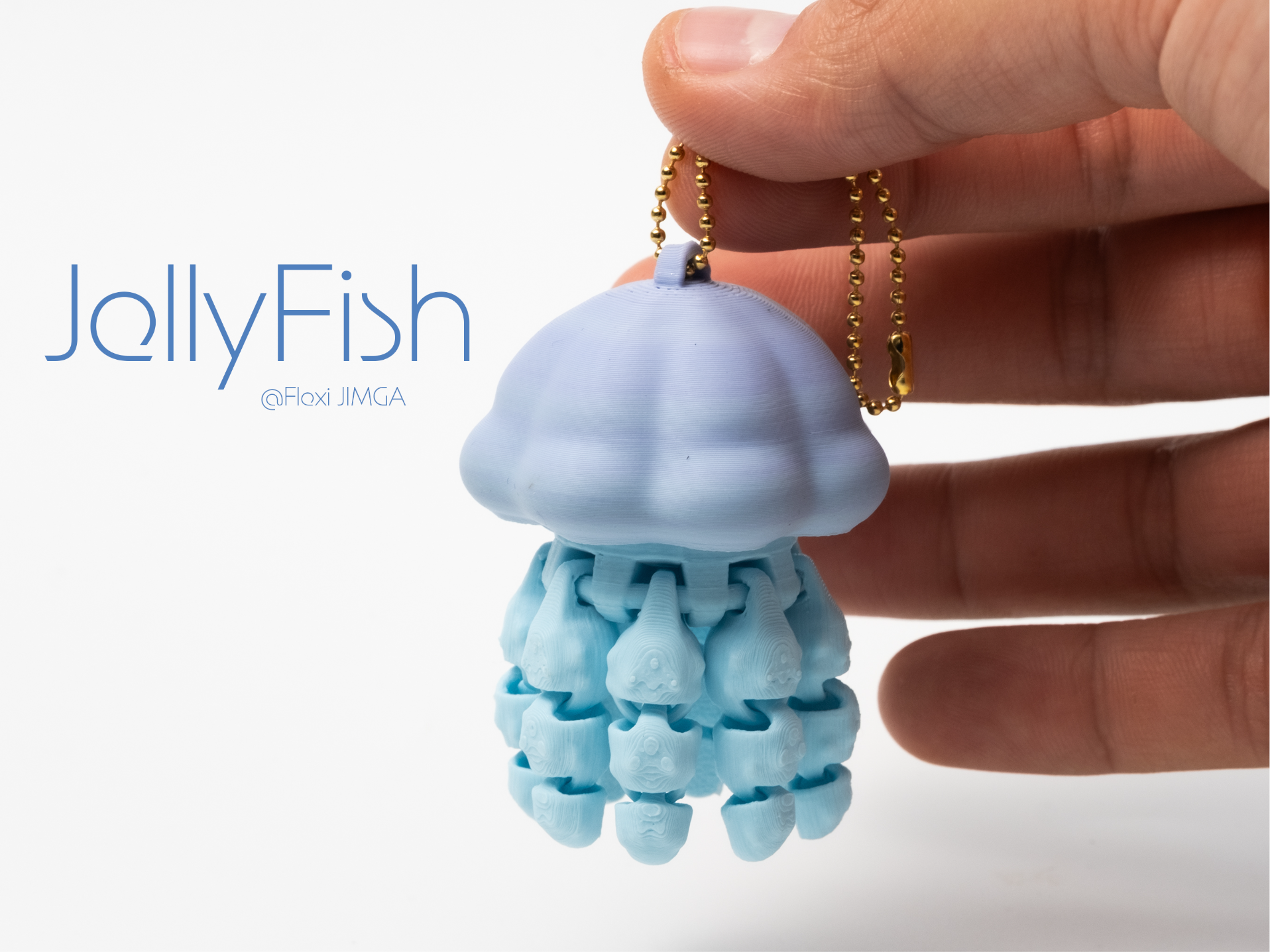 Sea jellyfish – Articulated & Keychain