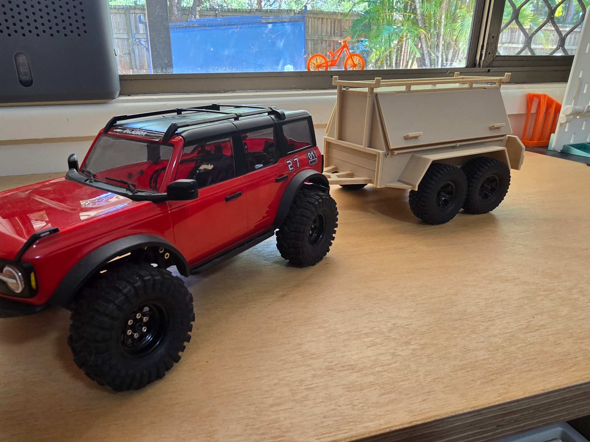 1/18 work trailer, for trx4m
