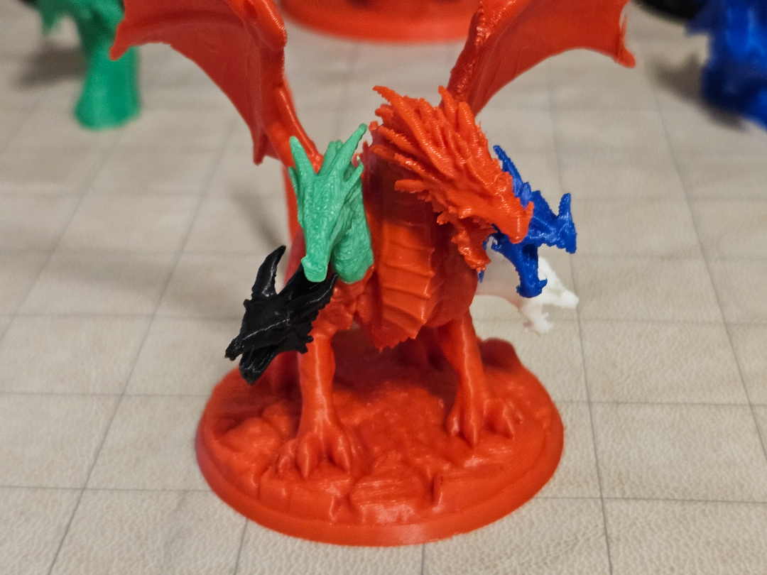Tiamat - AI generated D&D miniature