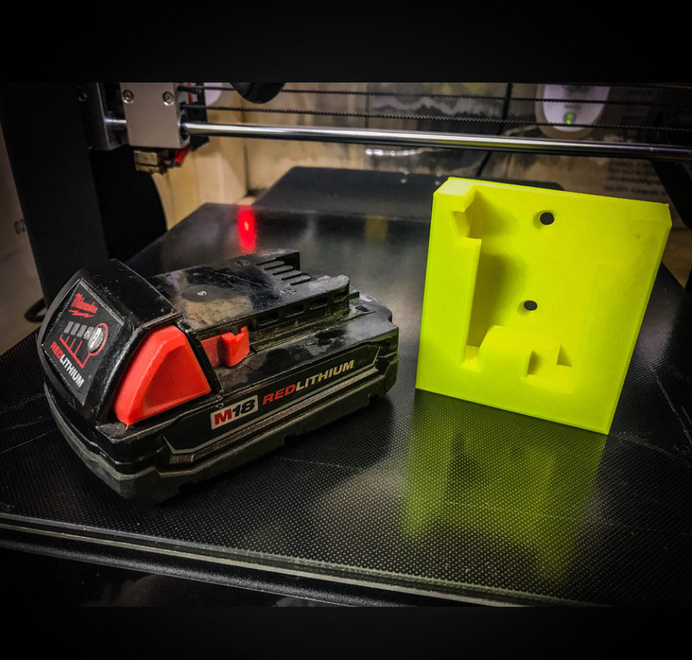 Milwaukee M18 Battery Mount