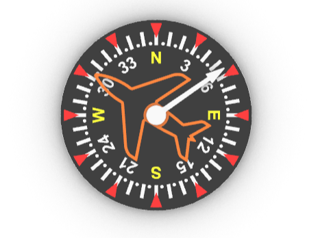 Reloj de pared compas ( Brujula )