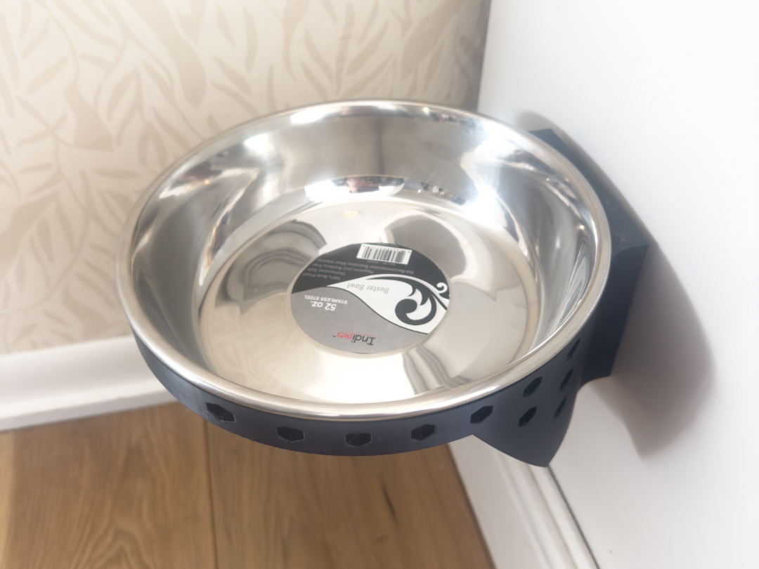 Dog Bowl Wall Mount