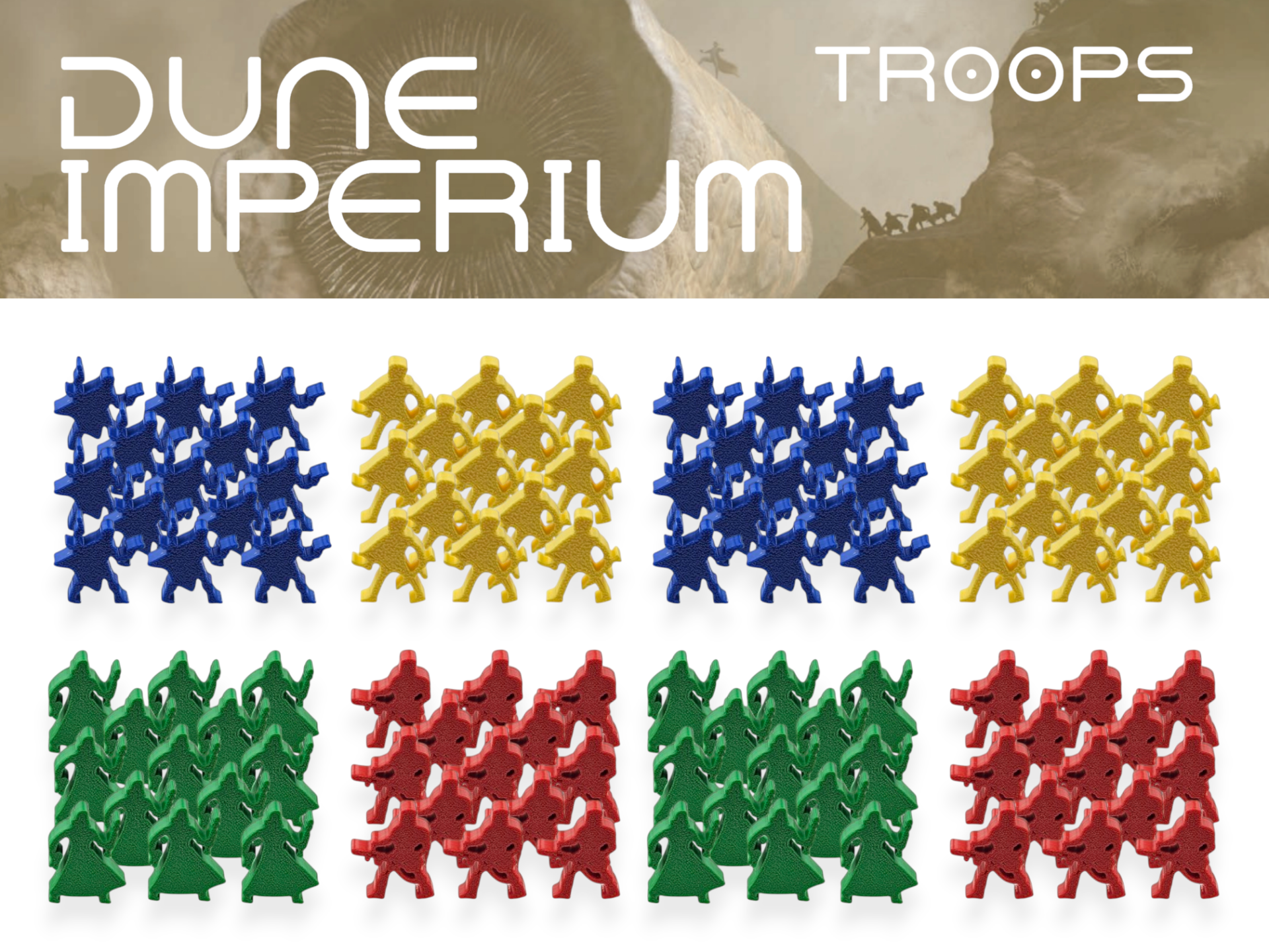 Dune Imperium - Upgraded Troops