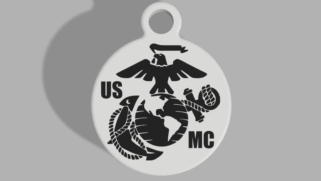 United States Marine Corps Keyring