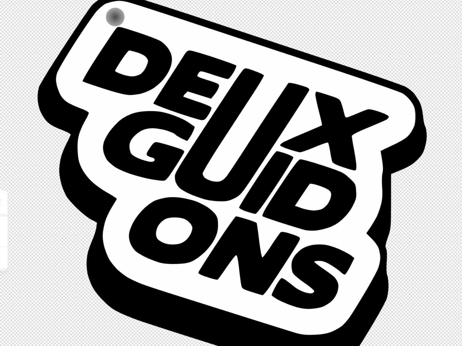 porte clef deux guidons