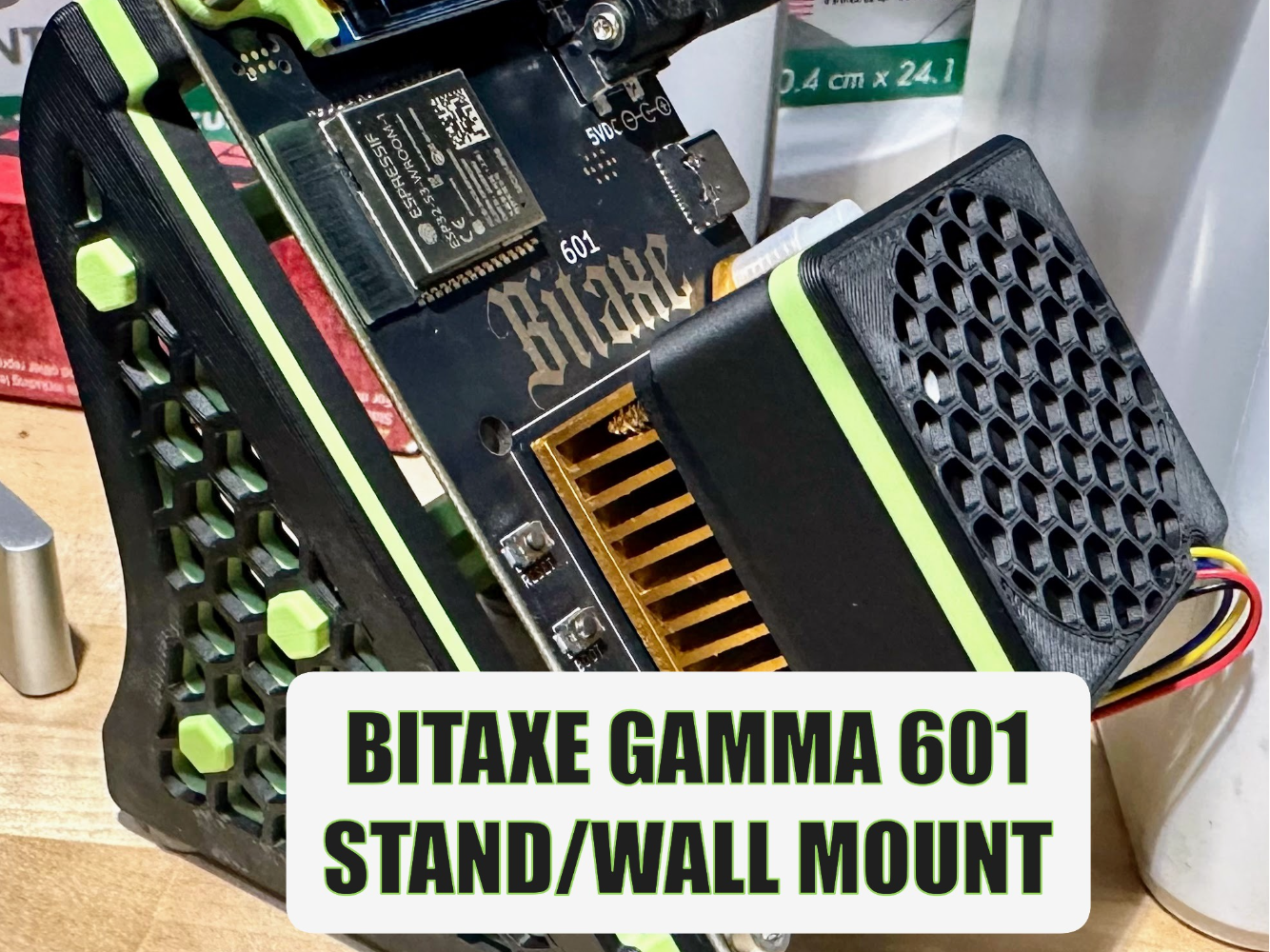 Bitaxe Gamma 601 Stand/Wall mount