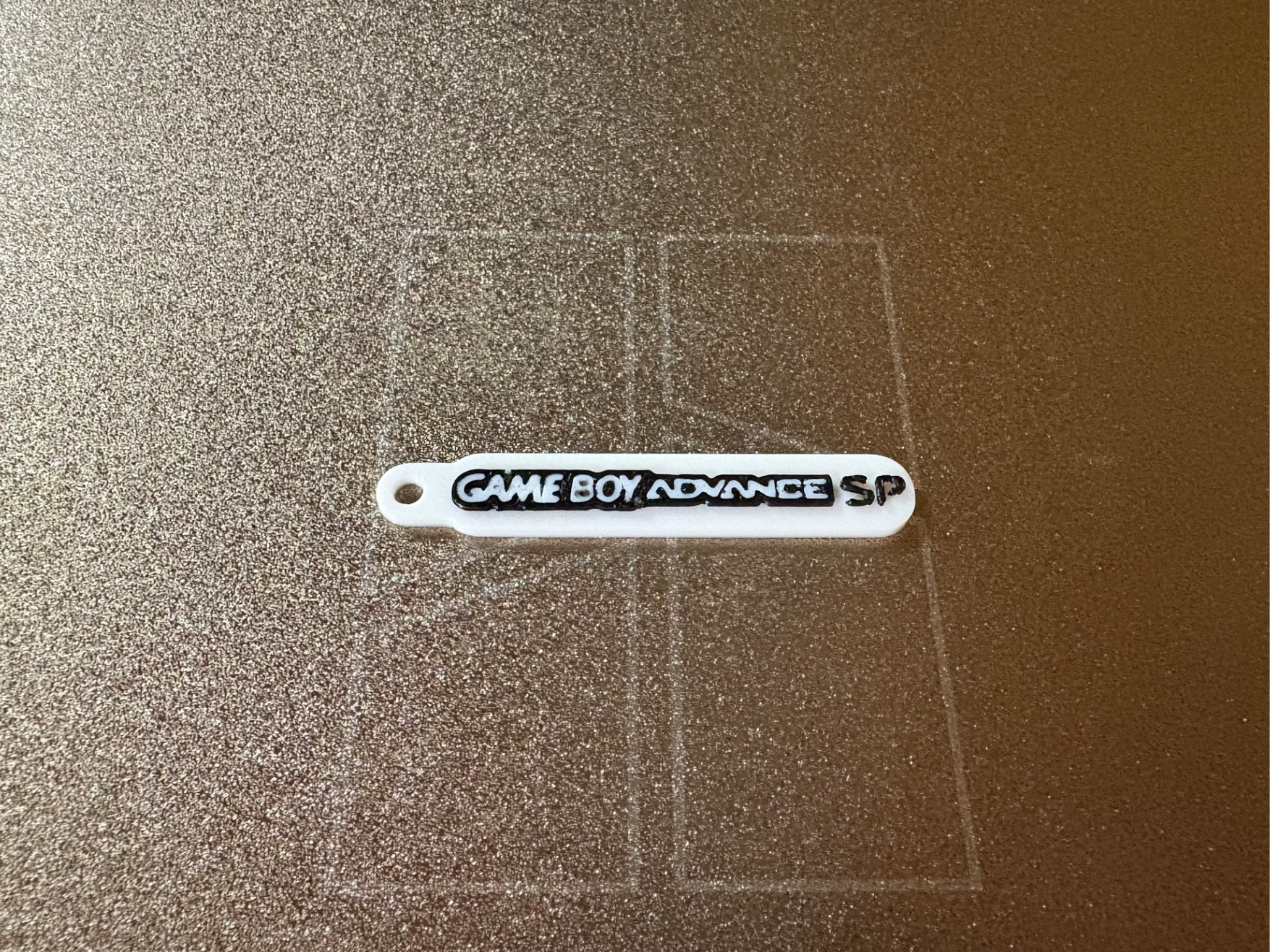 Game Boy advance SP keychain