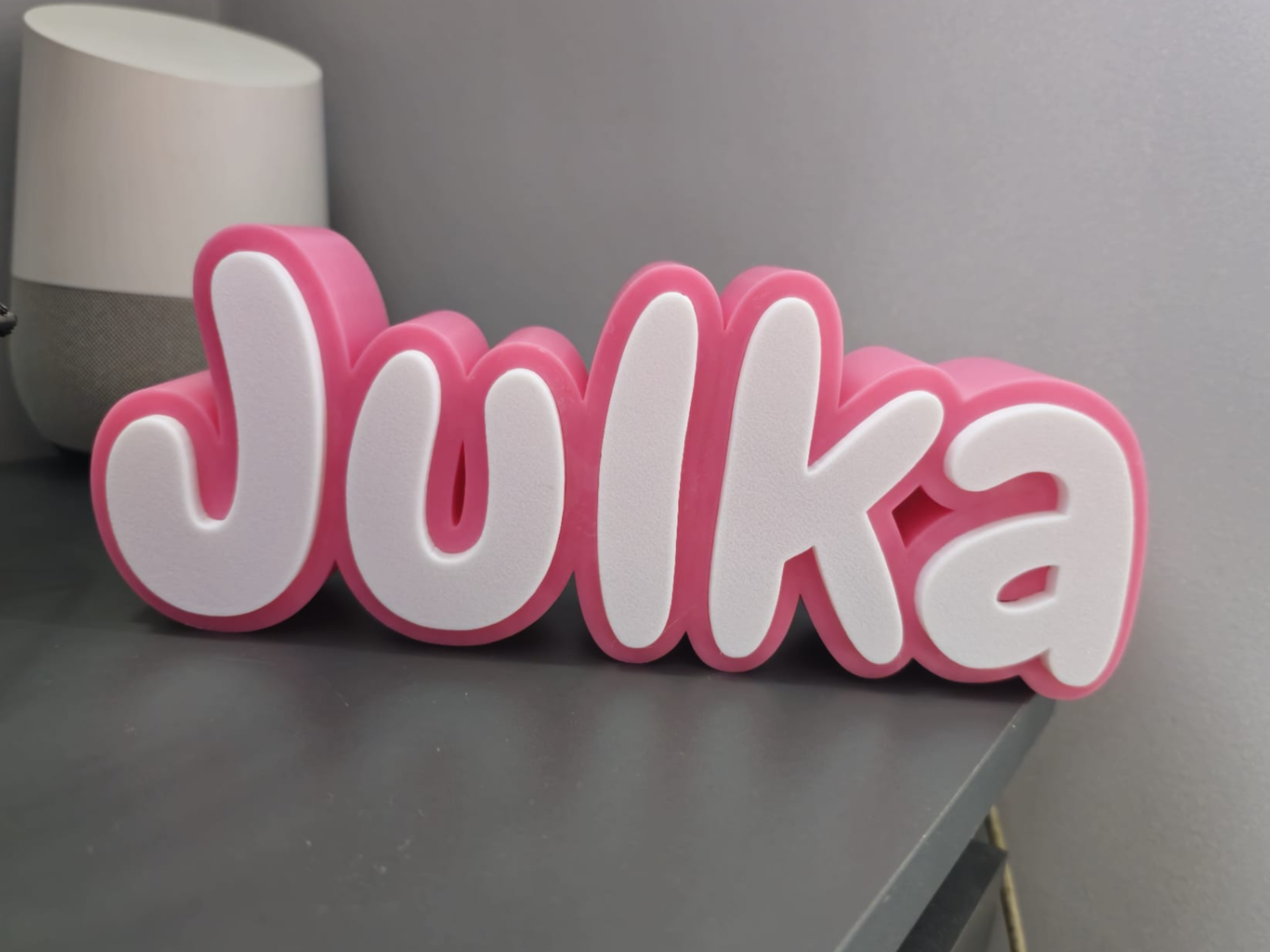 Julka - spersonalizowana lampka LED