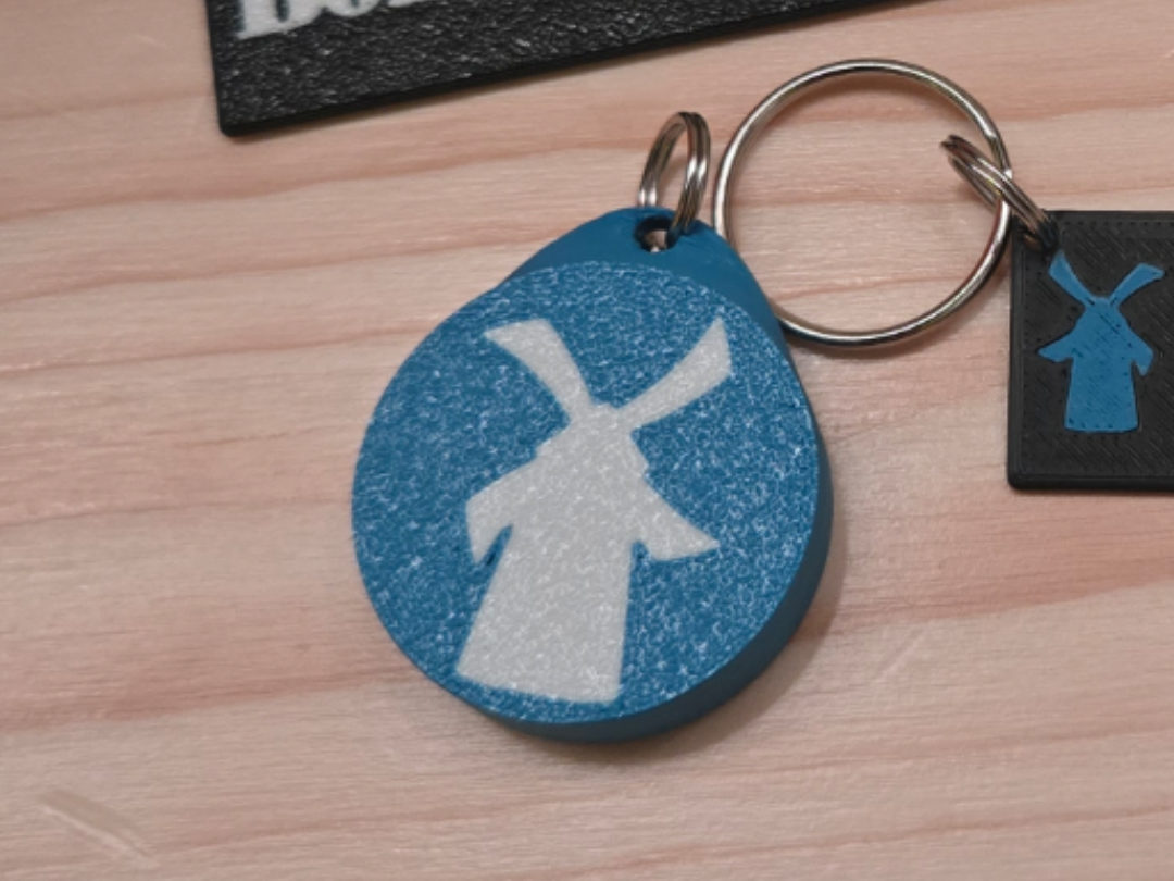 Dutch Bros Airtag Keychain