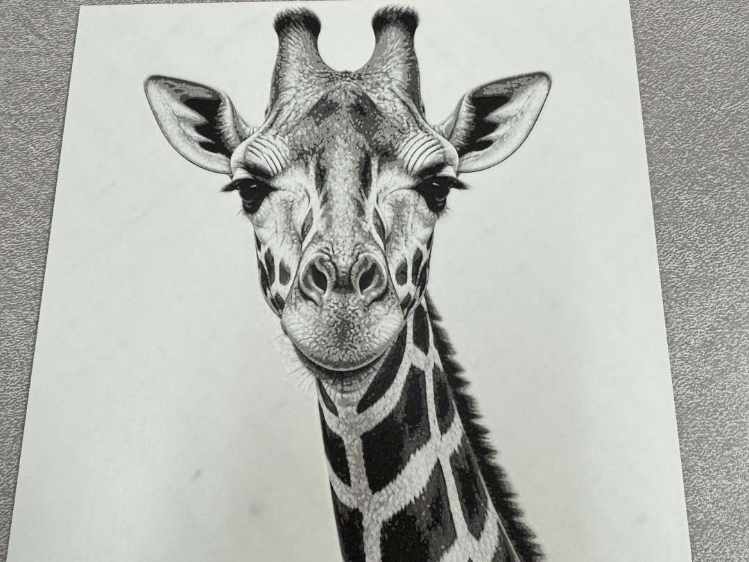 Realistic Giraffe Hueforge