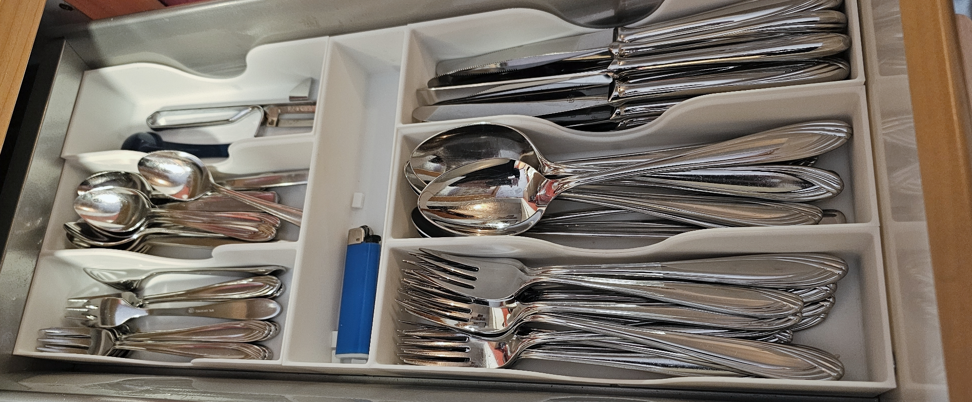 Besteckkastensystem für kleine (halbe) Schubladen 460x190