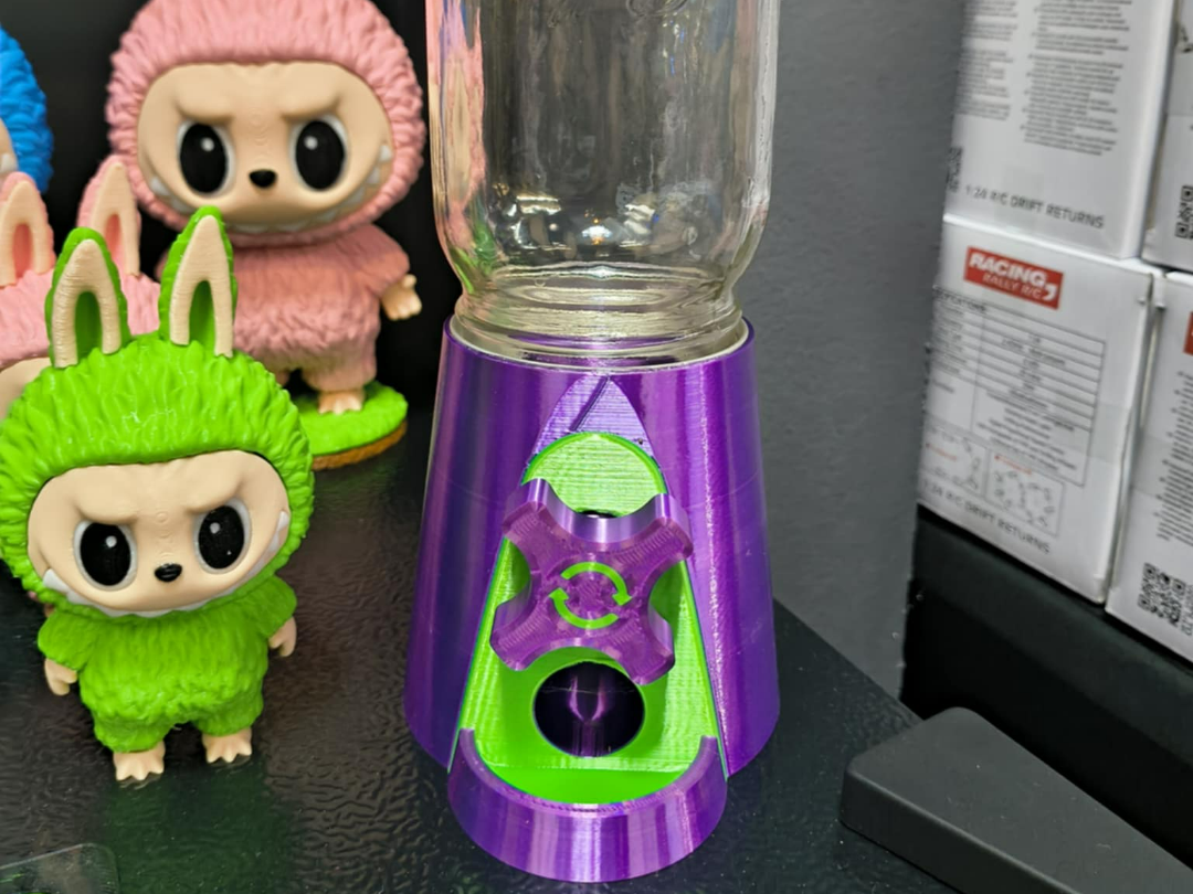 Custom Mason Jar Candy Dispenser