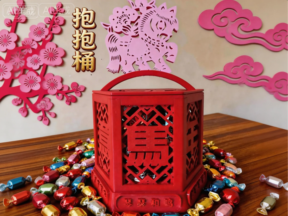 糖果抱抱桶