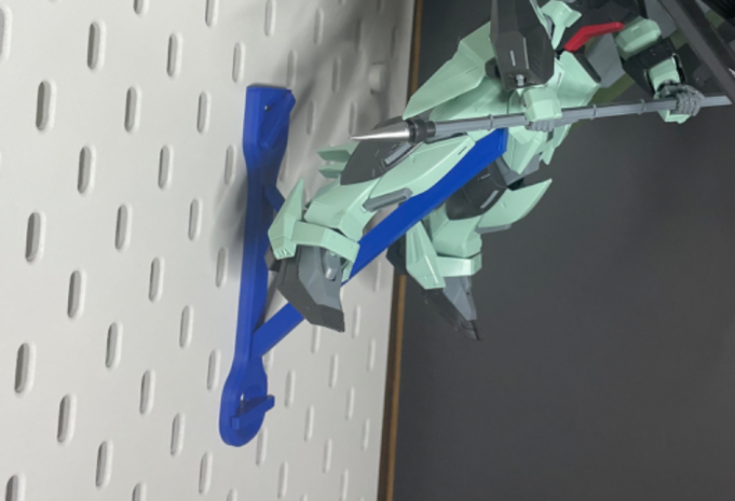 Gundam Display Stand for Ikea Skadis Pegboard