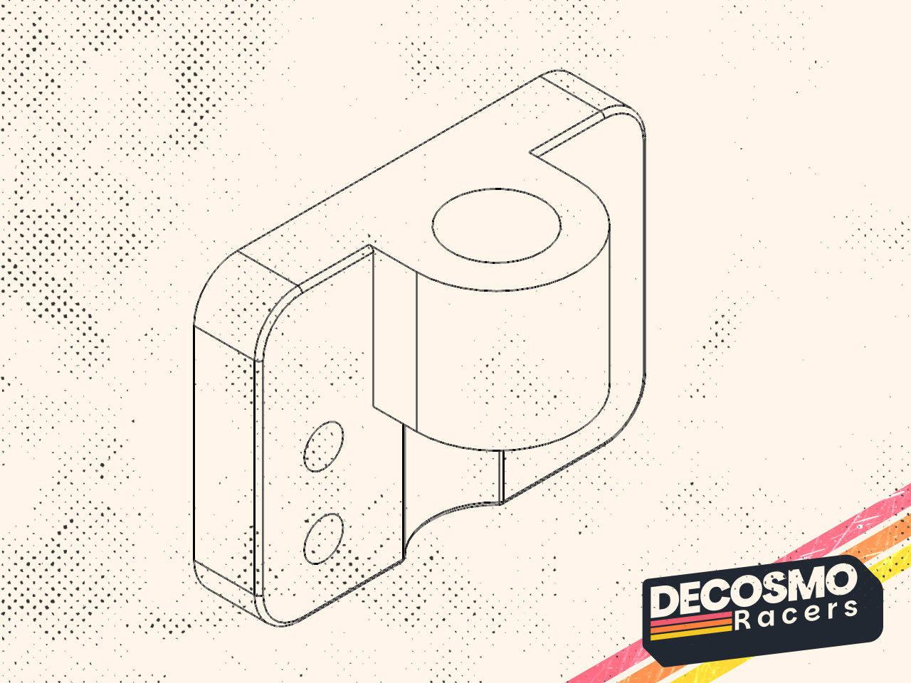 Rear body mount - Ni... (BM-NB-RBS_NINCO_91208-V1)