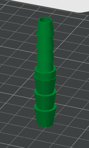 10mm to 8mm barbed hose adapter