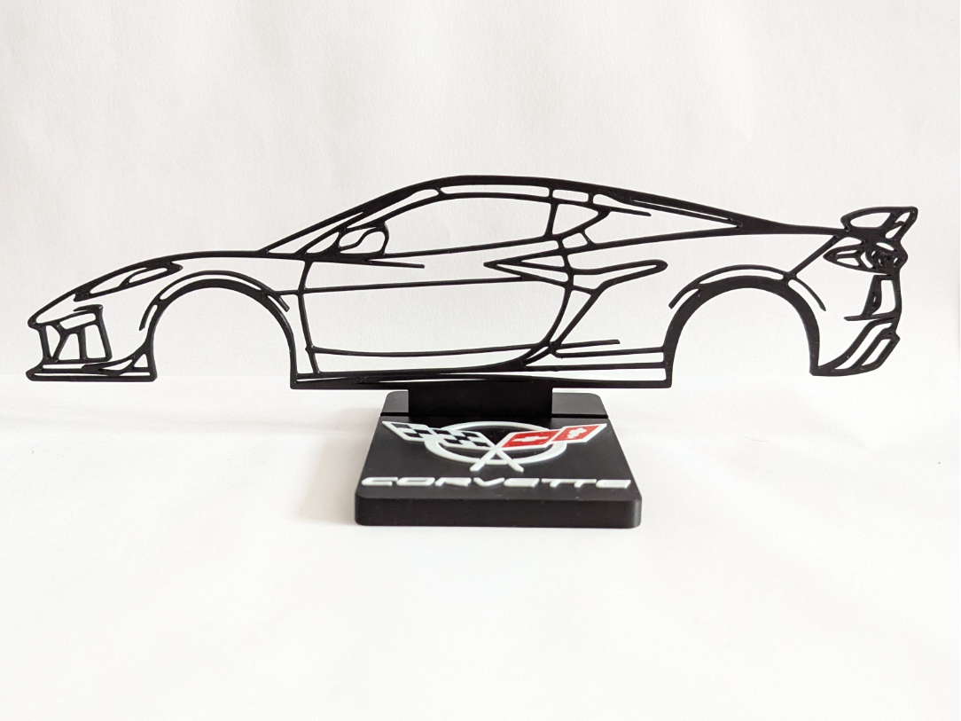 Chevrolet Corvette C8 silhouette