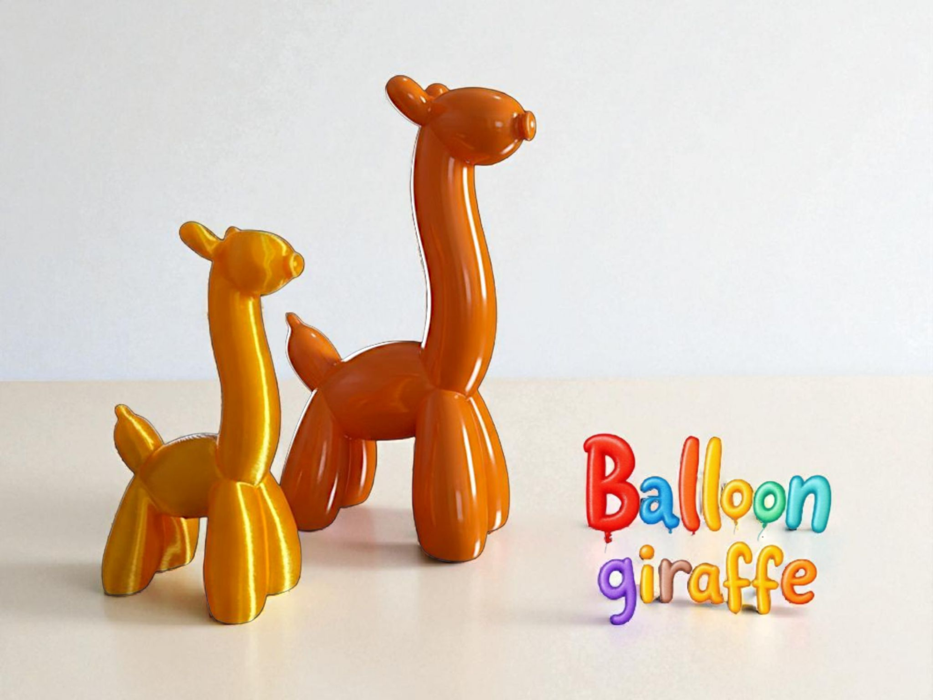 Balloon Giraffe - Modern Home Decor