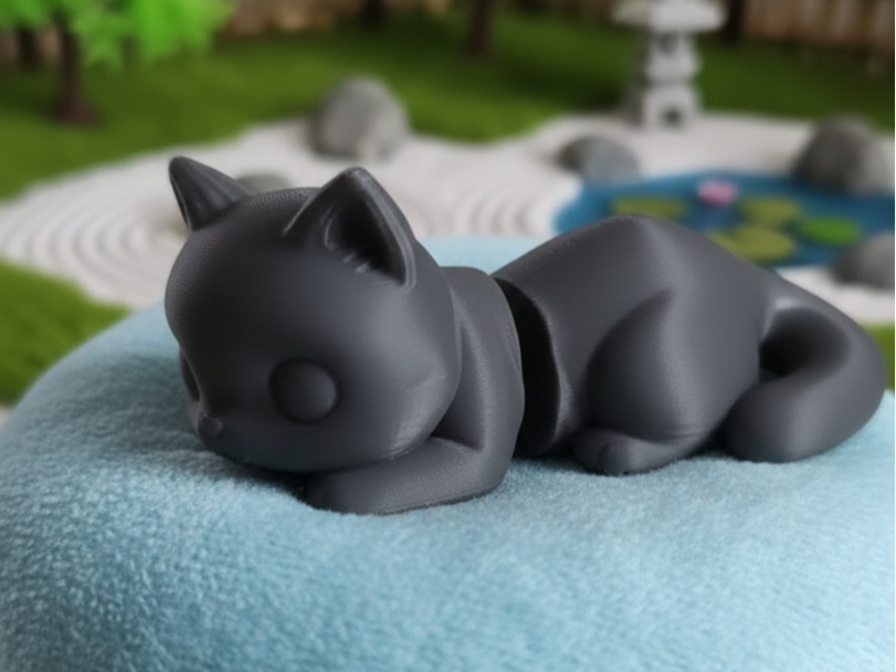 Little Flexi Cat and Keychain