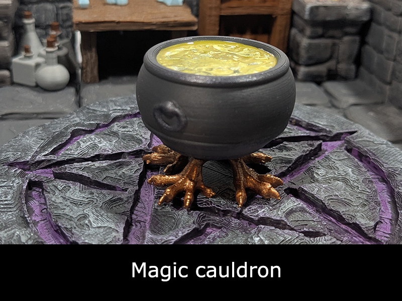 Magic cauldron - DND scatter terrain