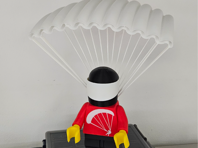 Brick Man Fallschirmspringer 20cm