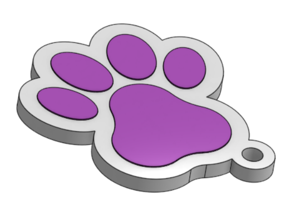 ToeBeans Keyring