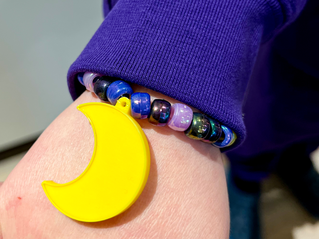 Catnap Moon Charm Pendant from Smiling Critters