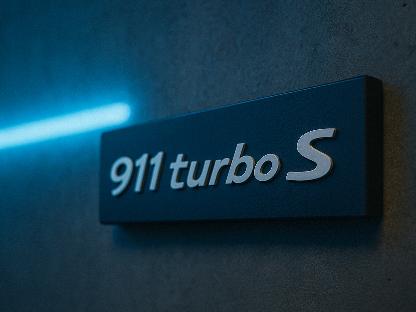 911 turbo S Sign