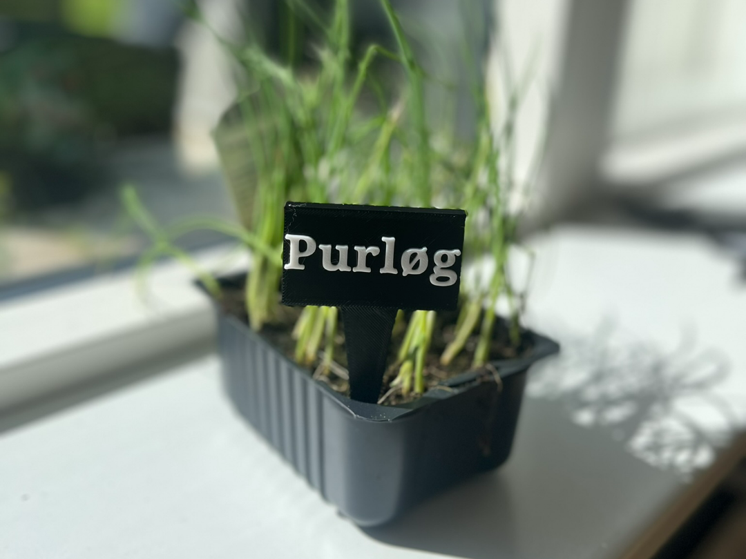 Garden sign for your kitchen garden Purløg